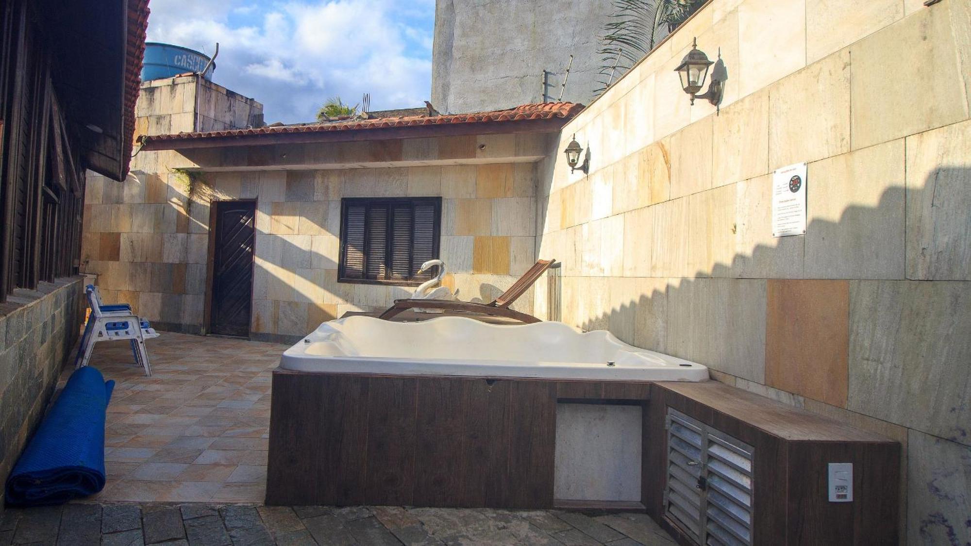 Piscina Aquecida , Spa, Bilhar, Ar Cond, Wi-Fi Itanhaém Dış mekan fotoğraf