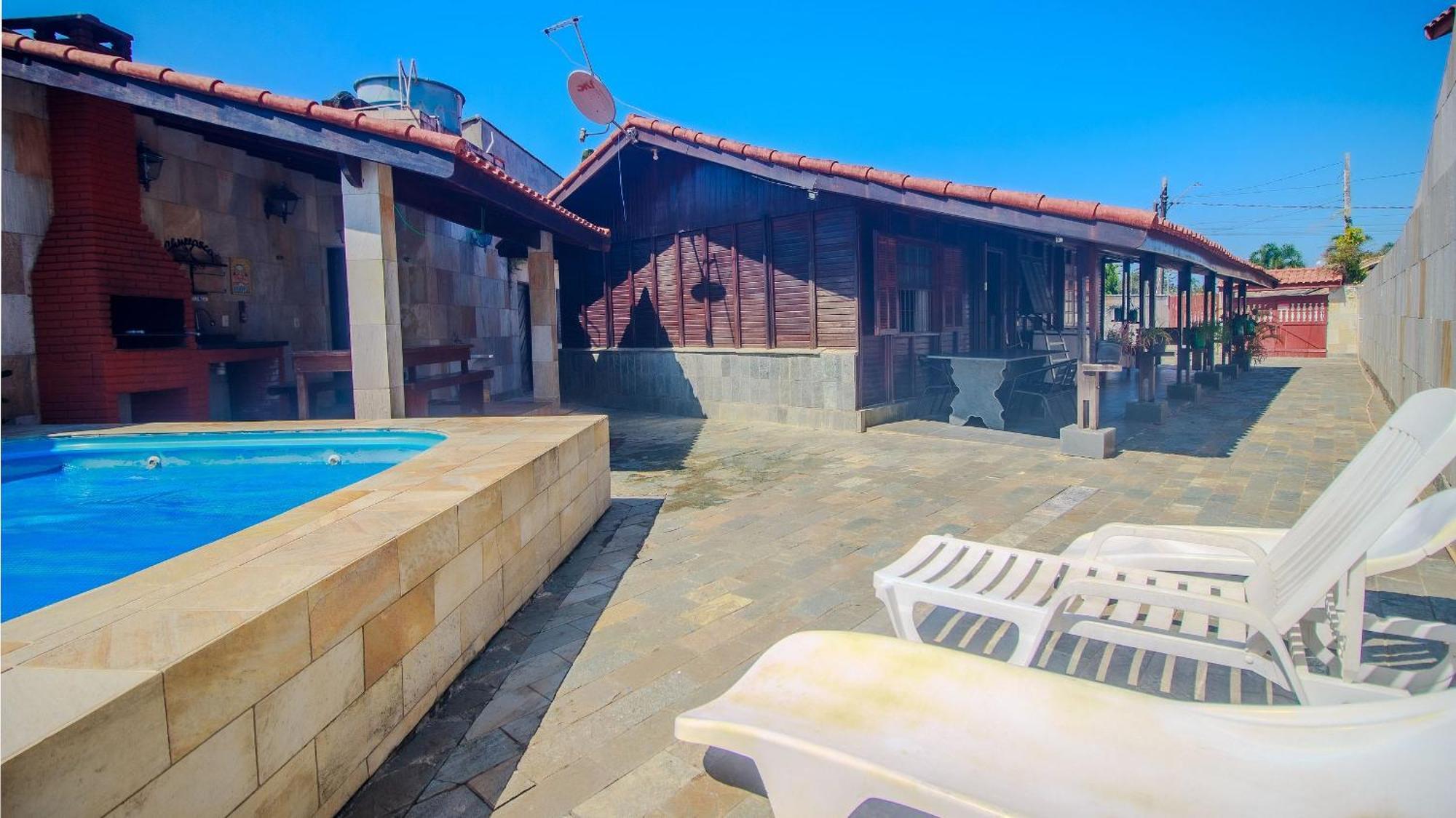 Piscina Aquecida , Spa, Bilhar, Ar Cond, Wi-Fi Itanhaém Dış mekan fotoğraf